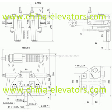 Progressive Type Elevator Safety Gear SGR-UD-1